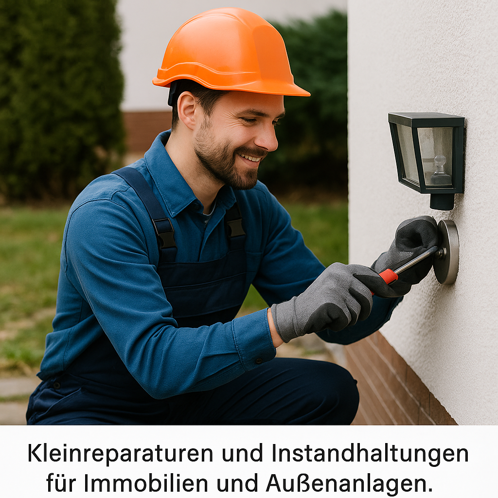 Hausmeister bei Reparatur