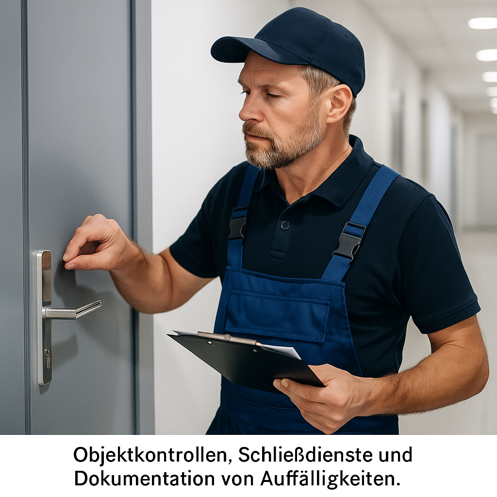 Objektkontrolle durch Hausmeister